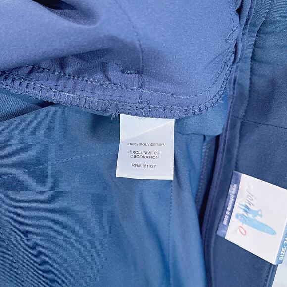 Johnnie O Cross Country Performance Pants Blue Flat Front Golf Casual Mens 34x34 - Picture 8 of 9